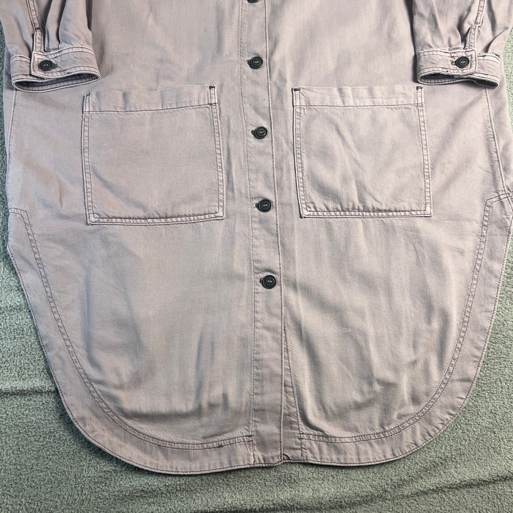 Antropologie PILCRO Utility Dress Women's‎ Large Button Front Pink - Picture 15 of 15